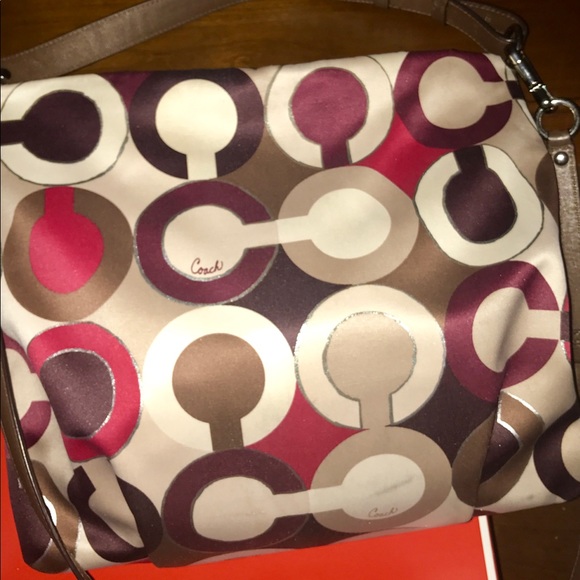 Coach Madison Graphic Op Art Metallic Isabella Bag - Picture 5 of 5